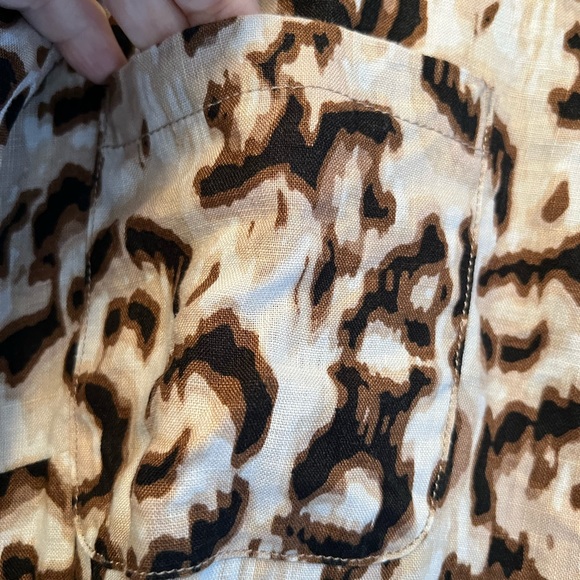 Ruby Rd. Leopard Print Button Down Shirt - Picture 3 of 9